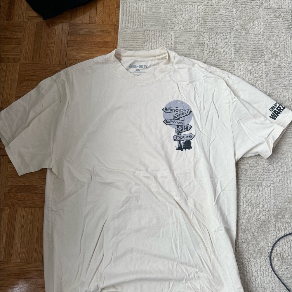 Exclusive Call of Duty Verdansk Cream Graphic T-Shirt